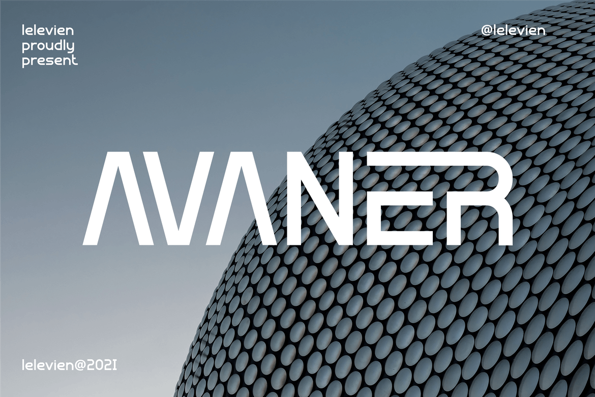 avaner sans serif font