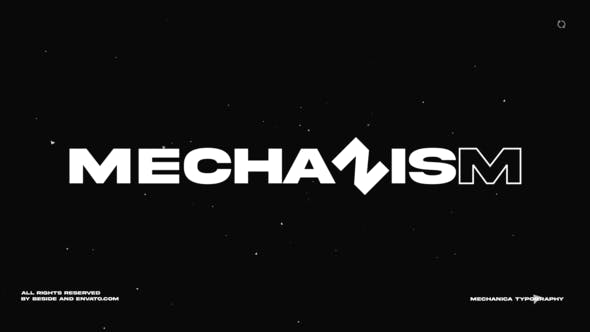Videohive Typography Titles - Mechanism 34767873