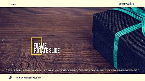 Videohive Frame Rotate Slide 17937990