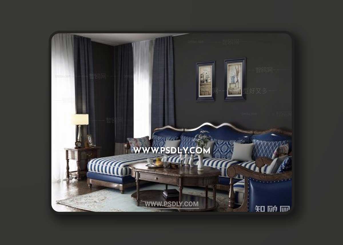 American modular sofa