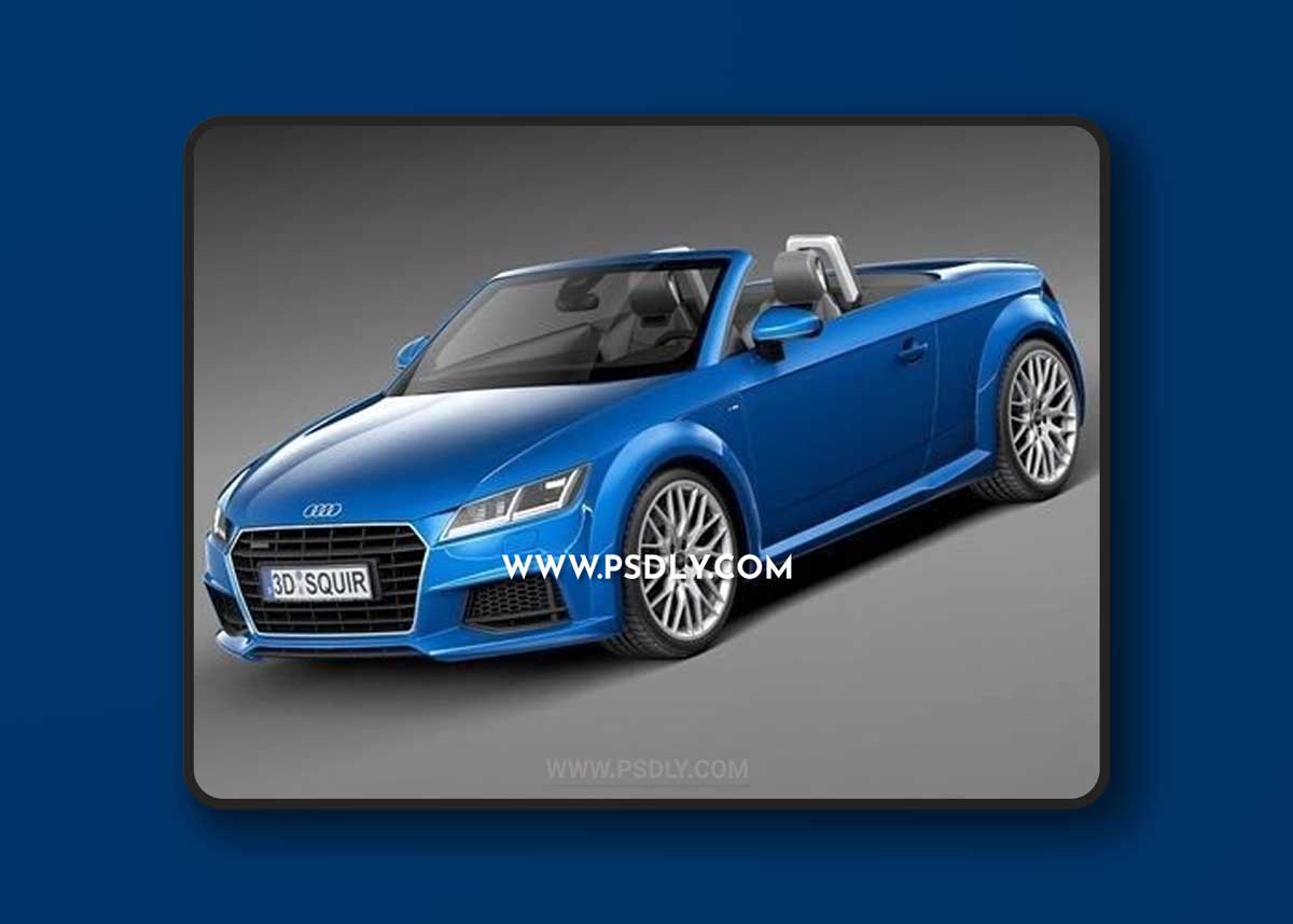 Audi TT Roadster 2015 3D Model