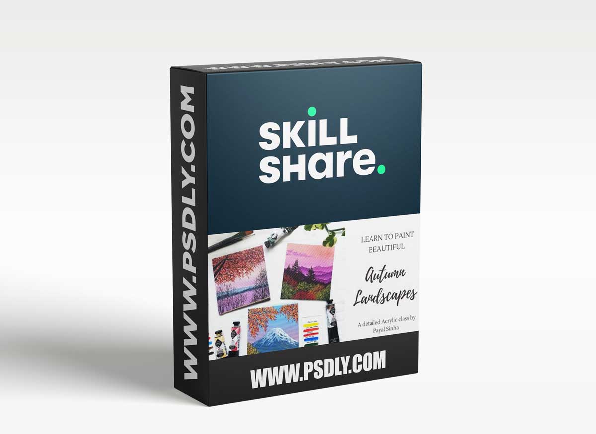 Autumn in Acrylics: Paint 3 Beautiful Landscapes Inspired by the Season