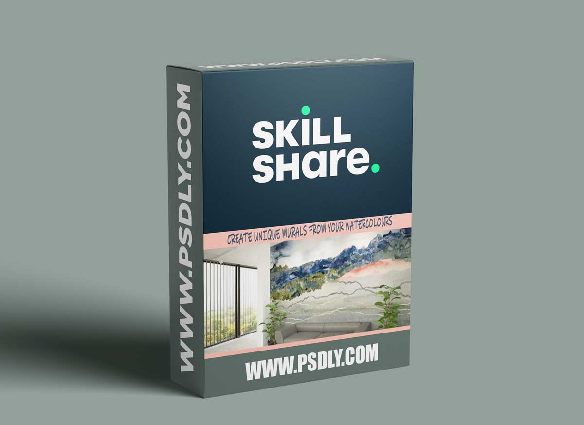 Become your own decorator: Create unique murals from your watercolours!