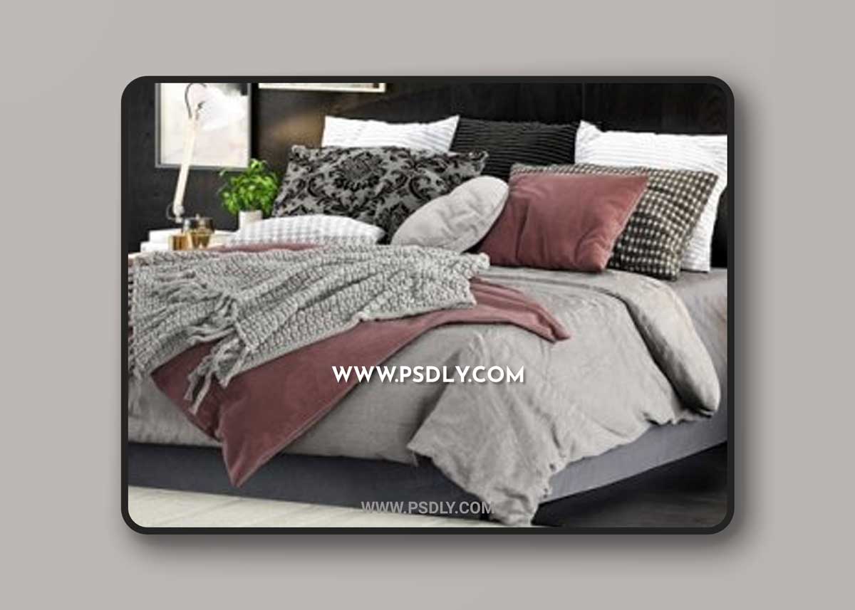 Bed set 1 3D Models