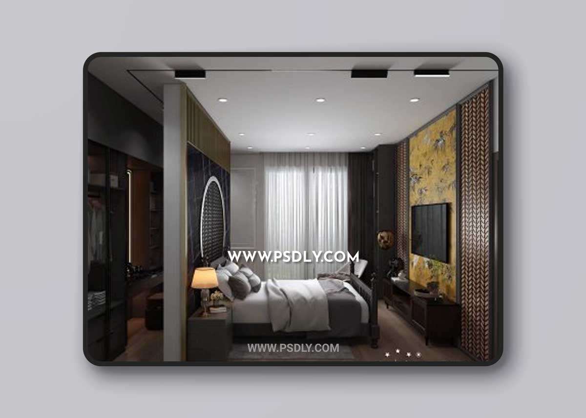 Bedroom Interior by Tong Mai 3D Models