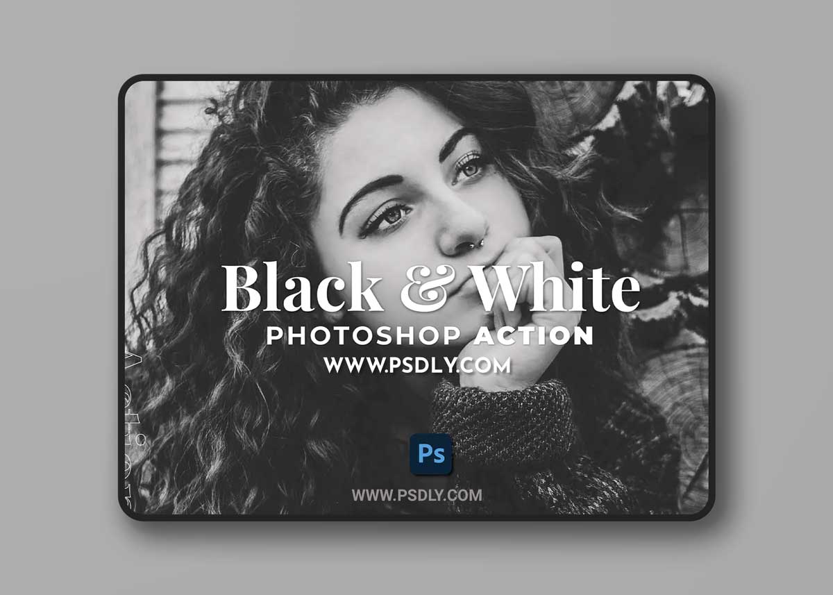 Black & White Photoshop Action