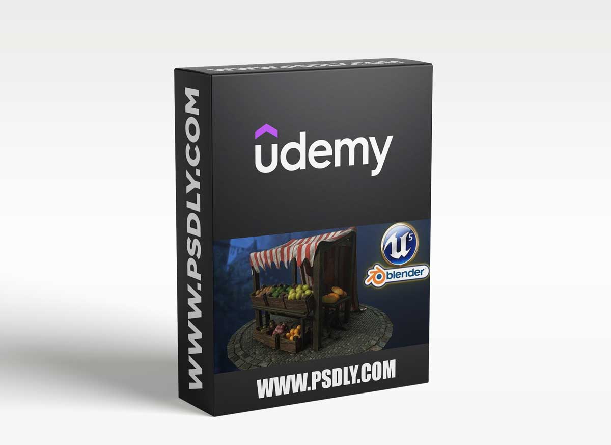 Blender to Unreal Engine 5 | 3D Props | Medieval Market