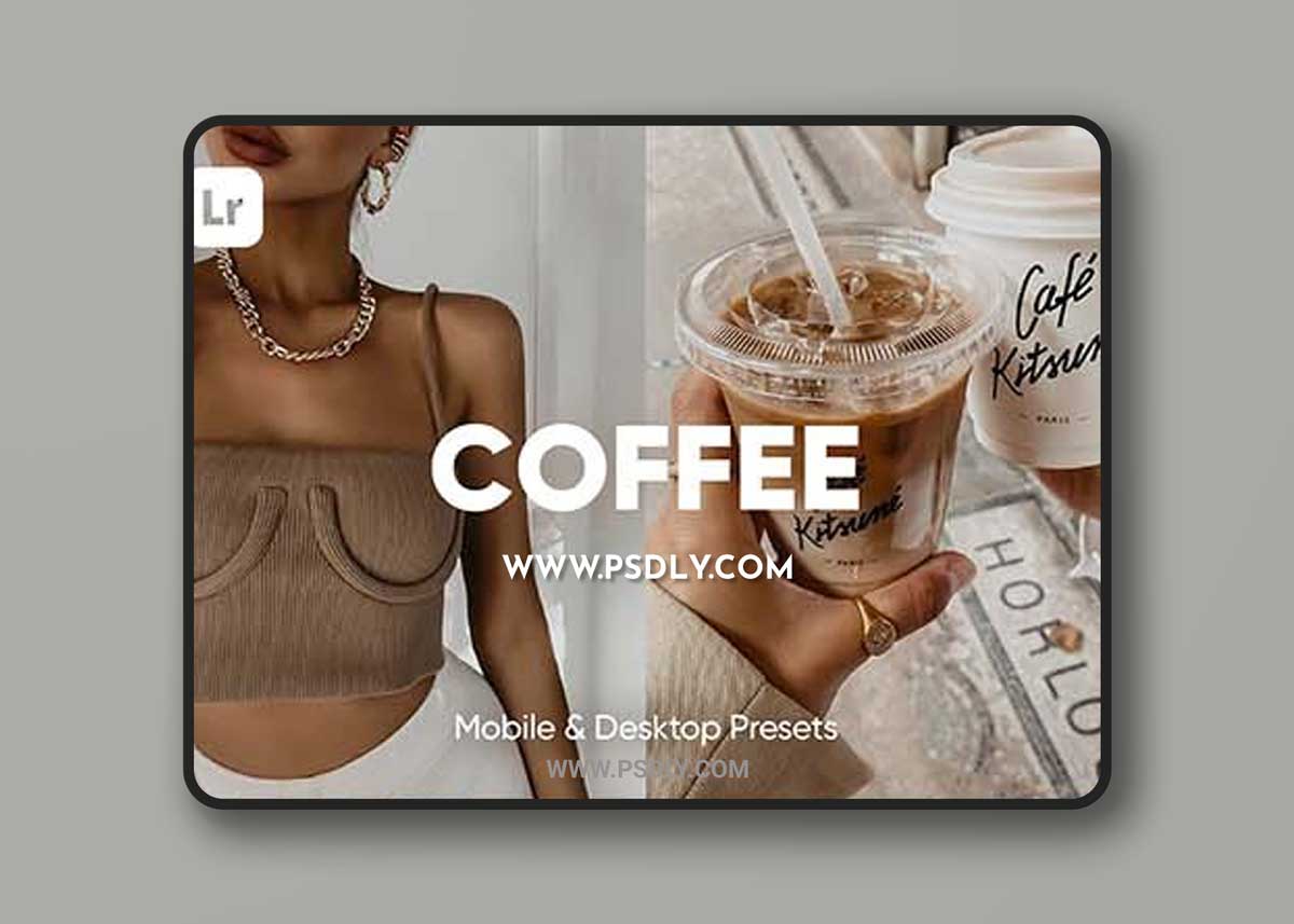 CreativeMarket - 5 COFFEE LIGHTROOM PRESETS 6626407