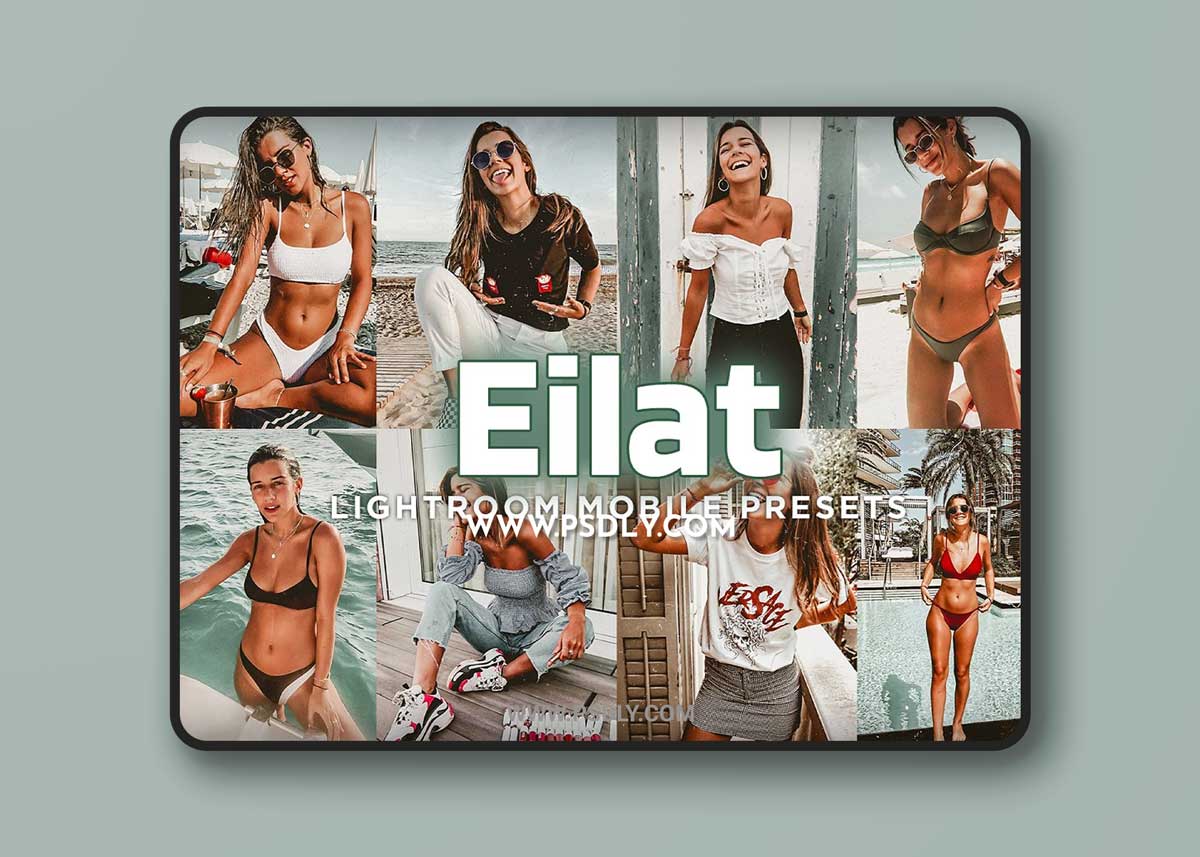 CreativeMarket - 7 Mobile Lightroom Presets Eilat 4059225