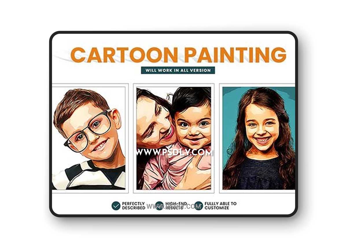 CreativeMarket - Cartoon Painting Effect 6561117