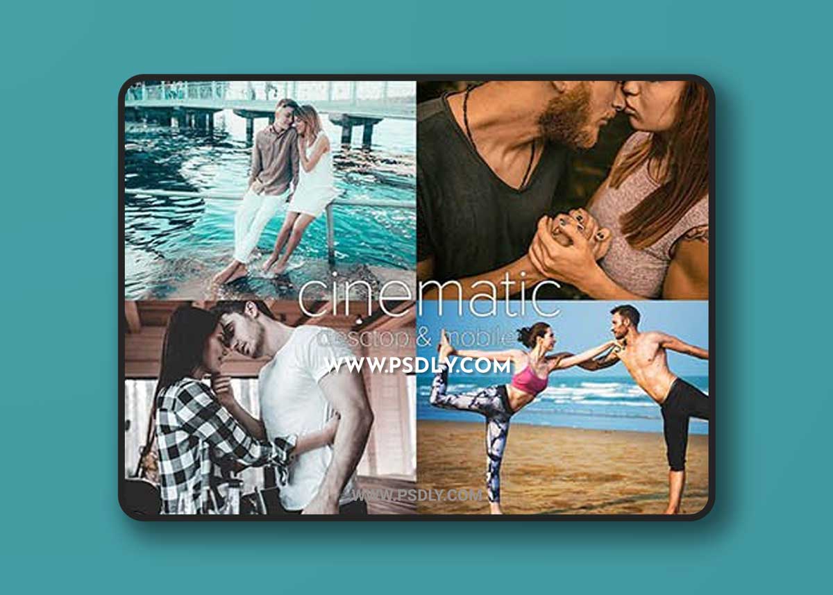 CreativeMarket - Cinematic Lightroom Presets Mobil/PC 6528497