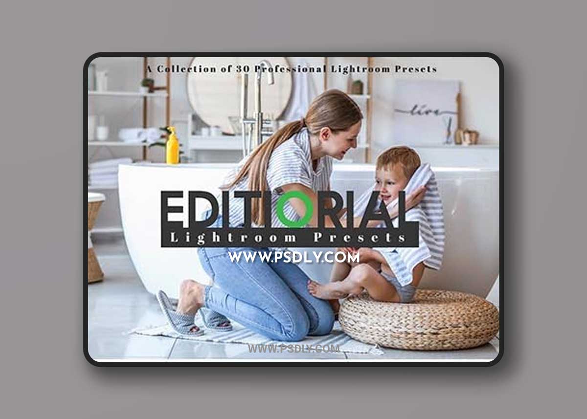 CreativeMarket - Editorial Lightroom Presets 6503252