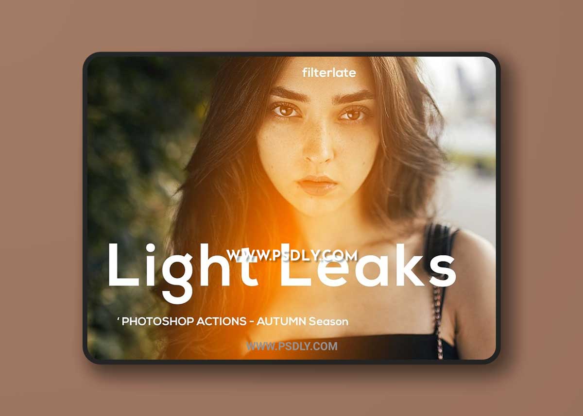 CreativeMarket - Light Leaks Set. 4 | Ps Actions 4213716