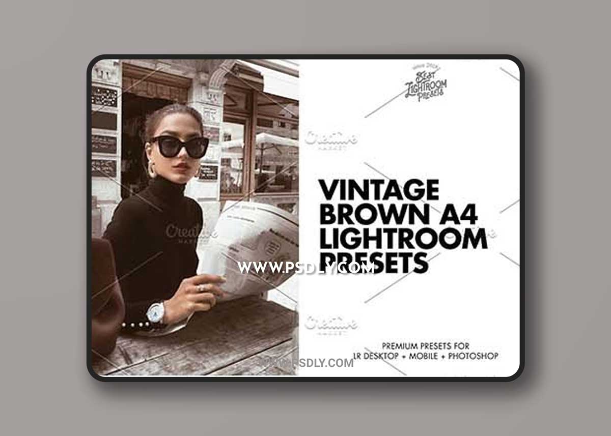 CreativeMarket - Vintage Lightroom Presets VSCO A4 6325198
