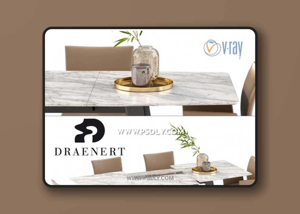 DRAENERT Nobile Swing chair / Fontana table 3D Models