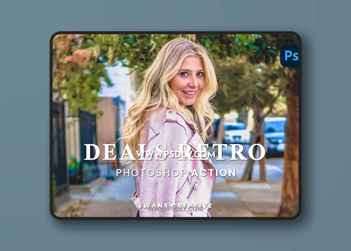 Deals Retro Photoshop Action