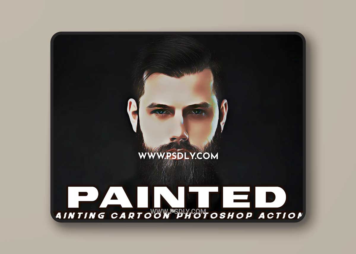 Digital Painted Photoshop Action