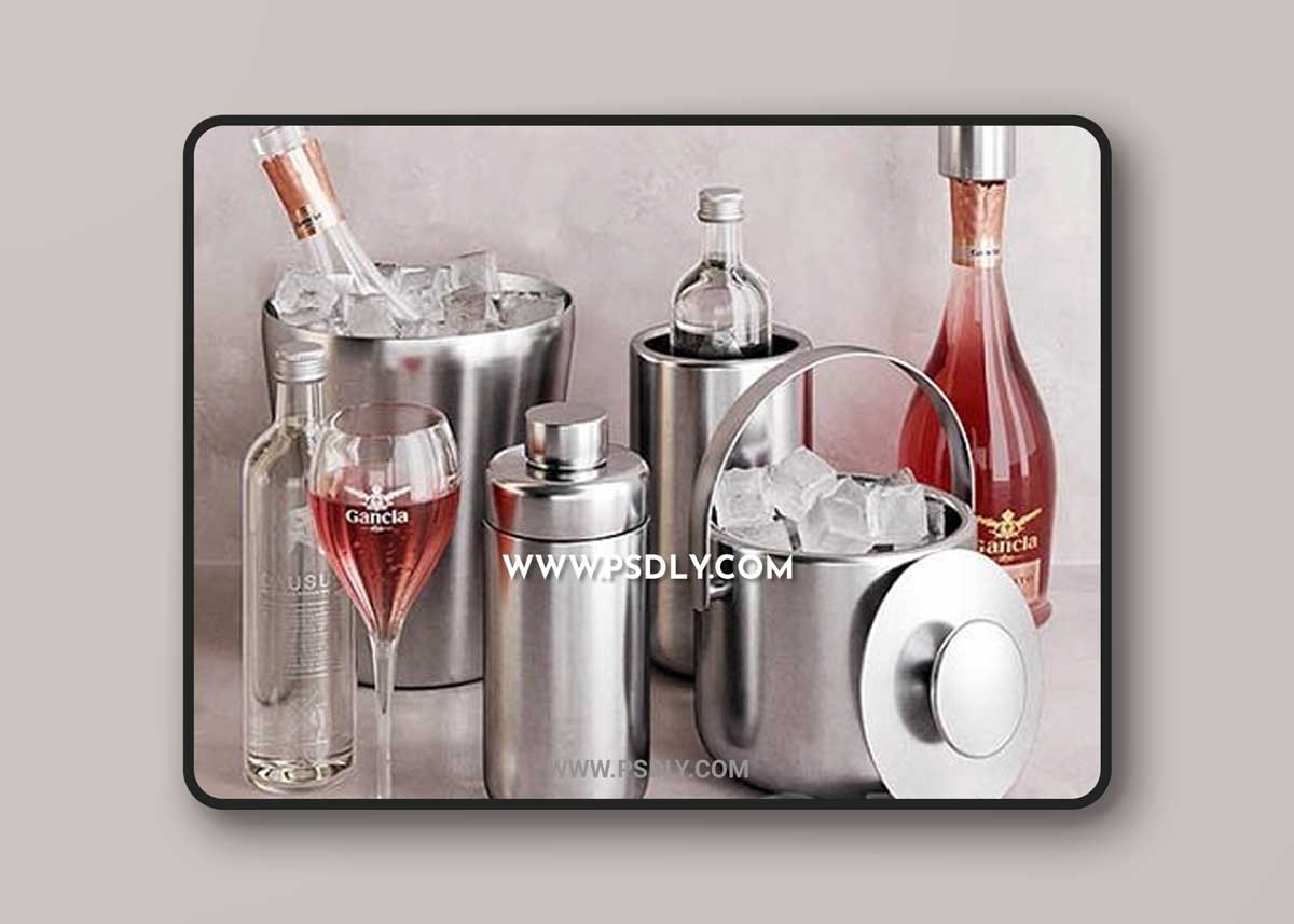 Duke Coctail Set 3D Models