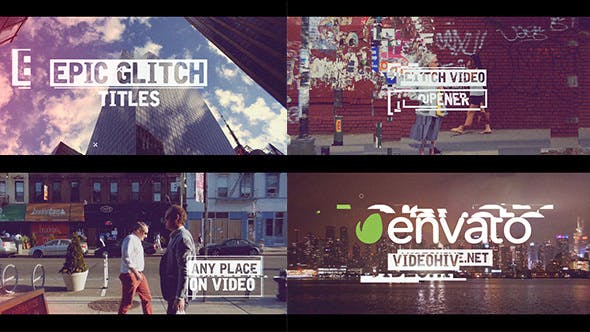 Videohive Epic Glitch Titles 14406388