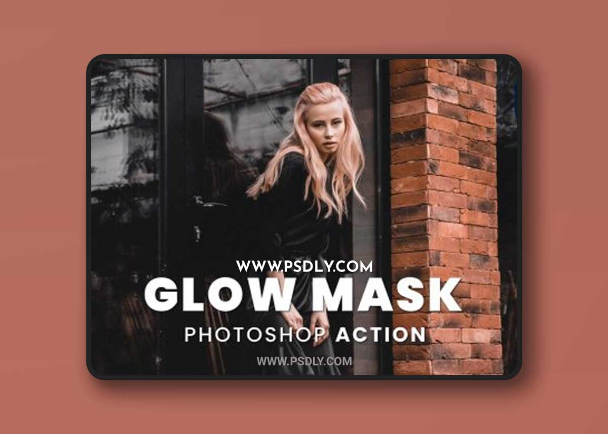 Glow Mask Photoshop Action