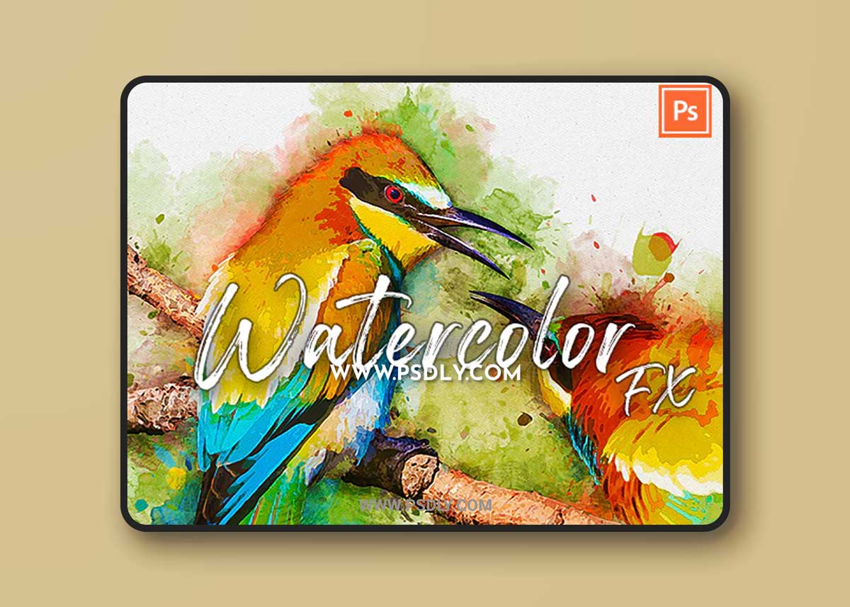 GraphicRiver - Watercolor Fx - Photoshop Action 33809953