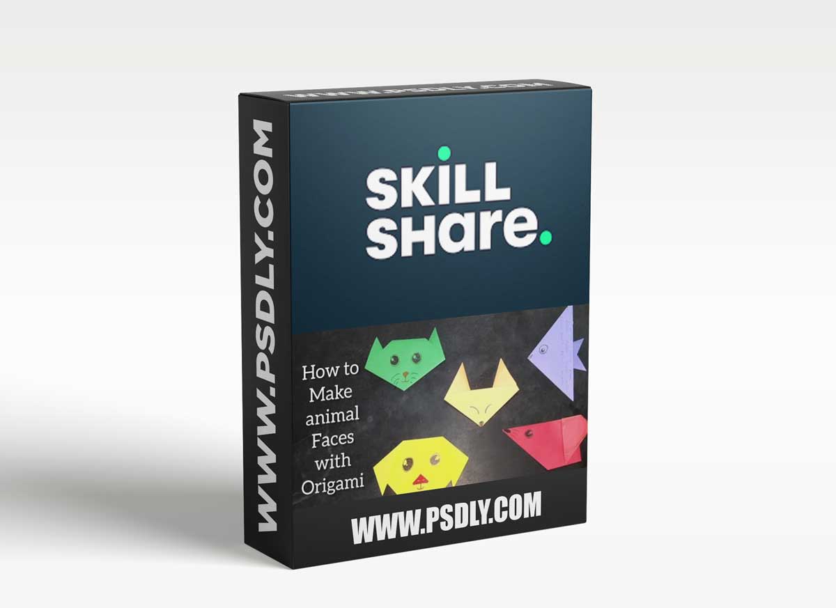 How to makes animal faces with Origami (Origami for kids/beginners)