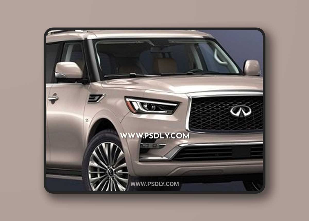 Infiniti QX80 2018 3d Model