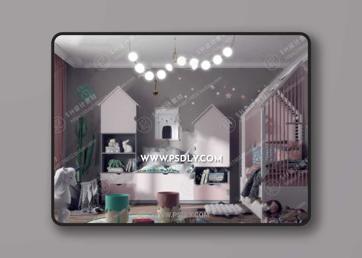 Interior Children Room 52 3D Models