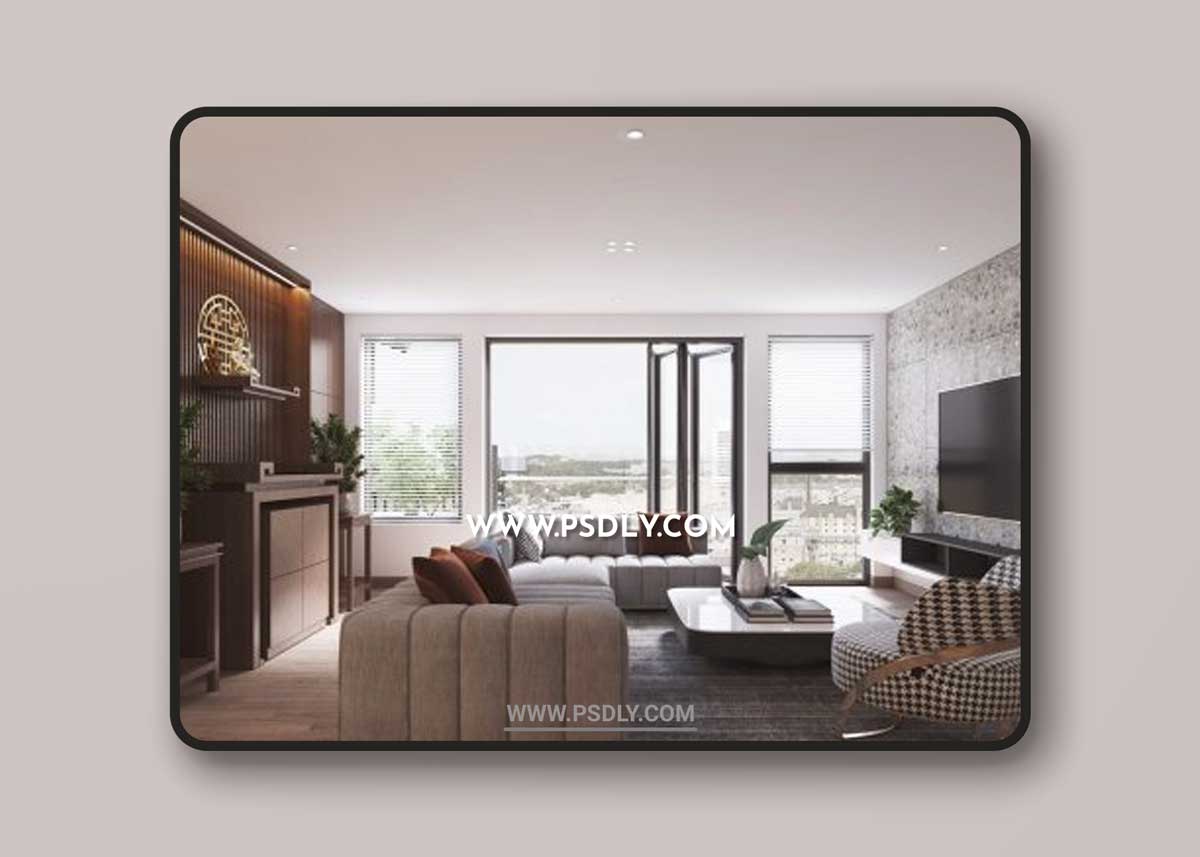 Interior Living Room by Hoang Thong