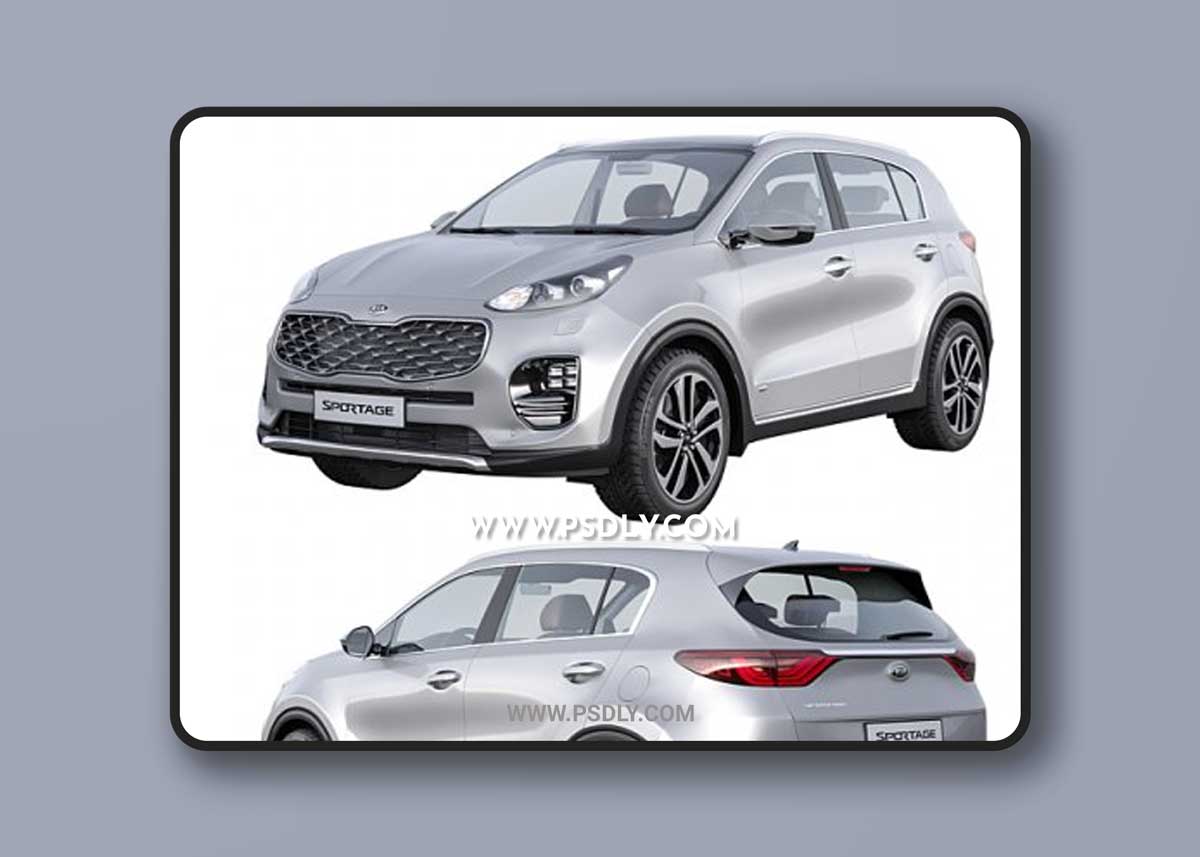 Kia sportage 2020 3d model
