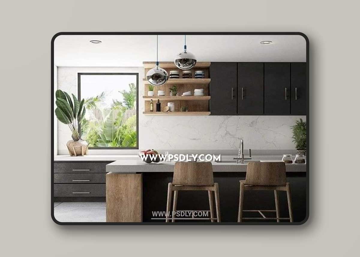 Kitchen Sketchup Scene by Habitta Arquitectos