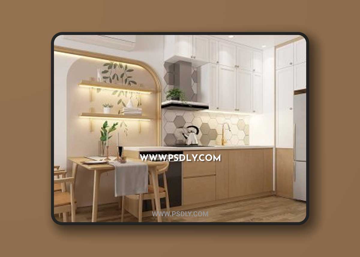 Livingroom Interior by Gem Tran 3D Models