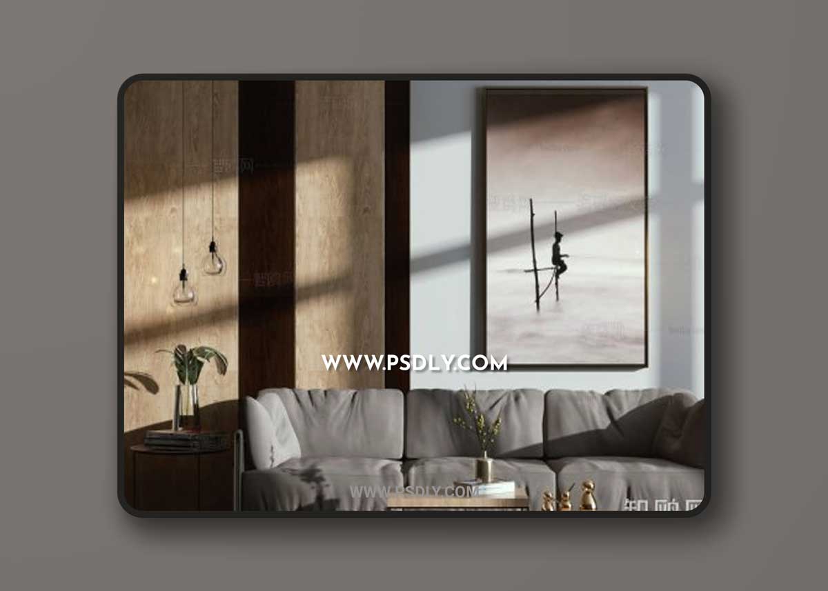 Modern three-seat sofa