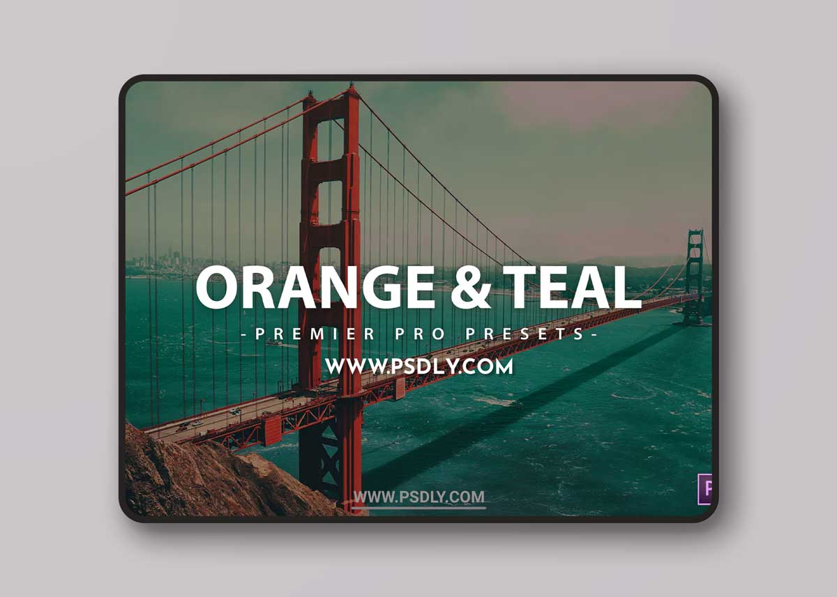 Orange & Teal Premier Pro Video Presets