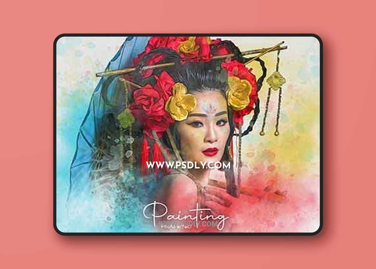 Painting Photo Effect Template