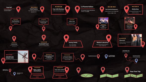 Videohive Location Icons || After Effects 34566779