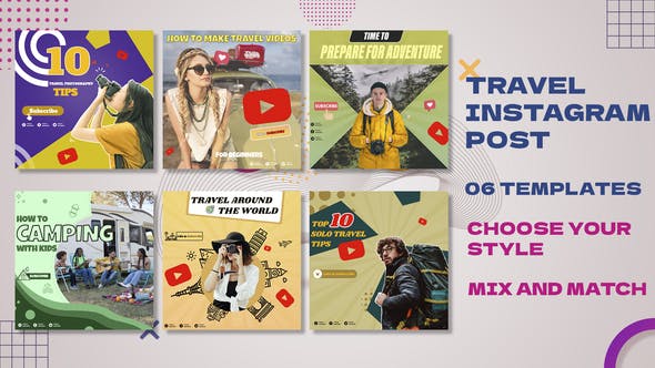 Videohive Travel Instagram Post Promo V80 34831597
