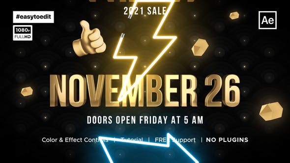 Videohive Black Friday Sale Promo 34614384