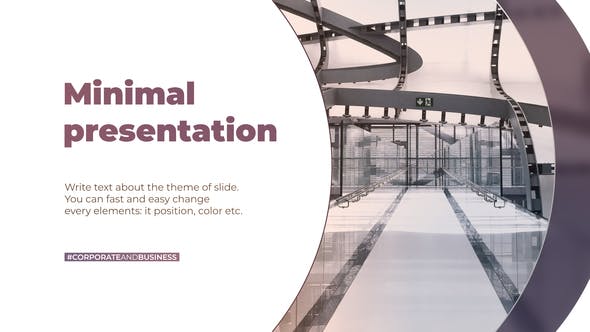 Videohive Minimalistic Portfolio Presentation 22692726