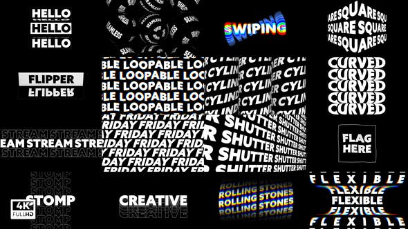 Videohive Kinetic Typography Pack 34865669