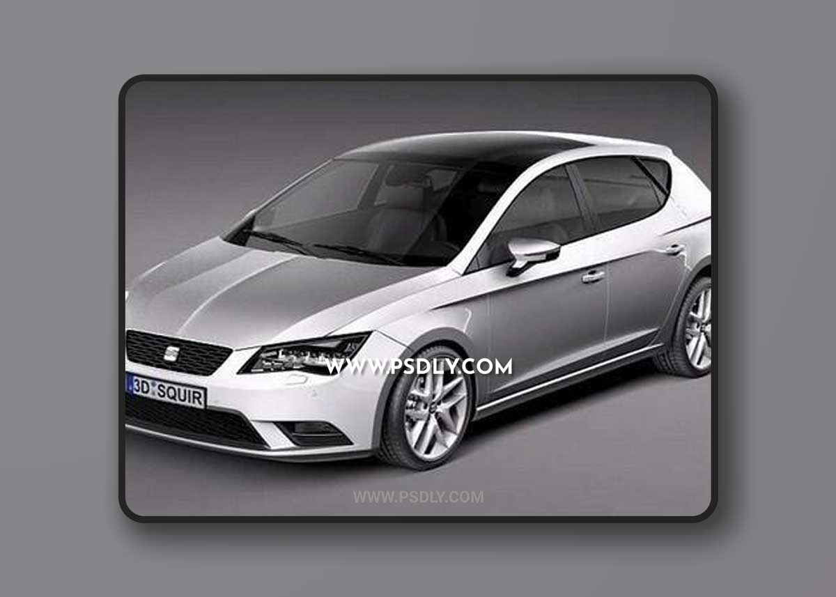 Seat Leon 2013 3D Models