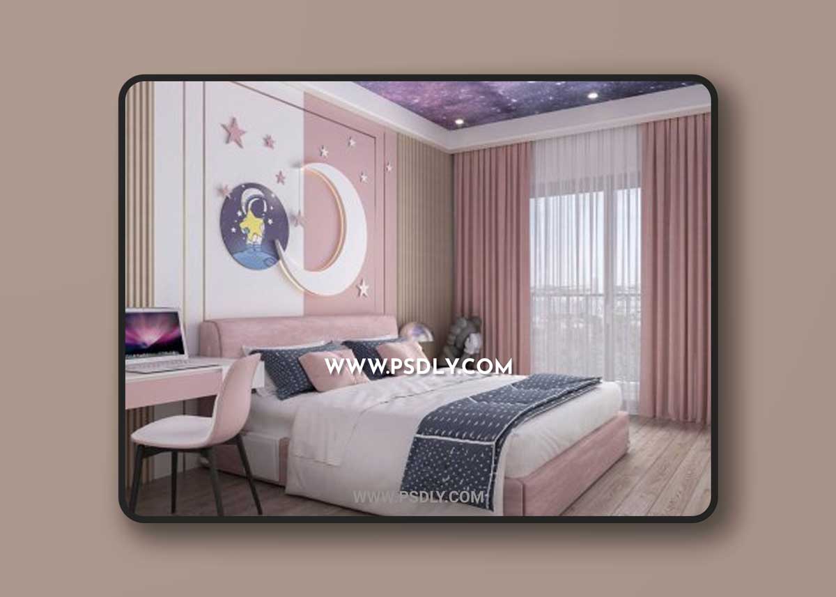 Sketchup Interior Children Room by Tran Minh Tan