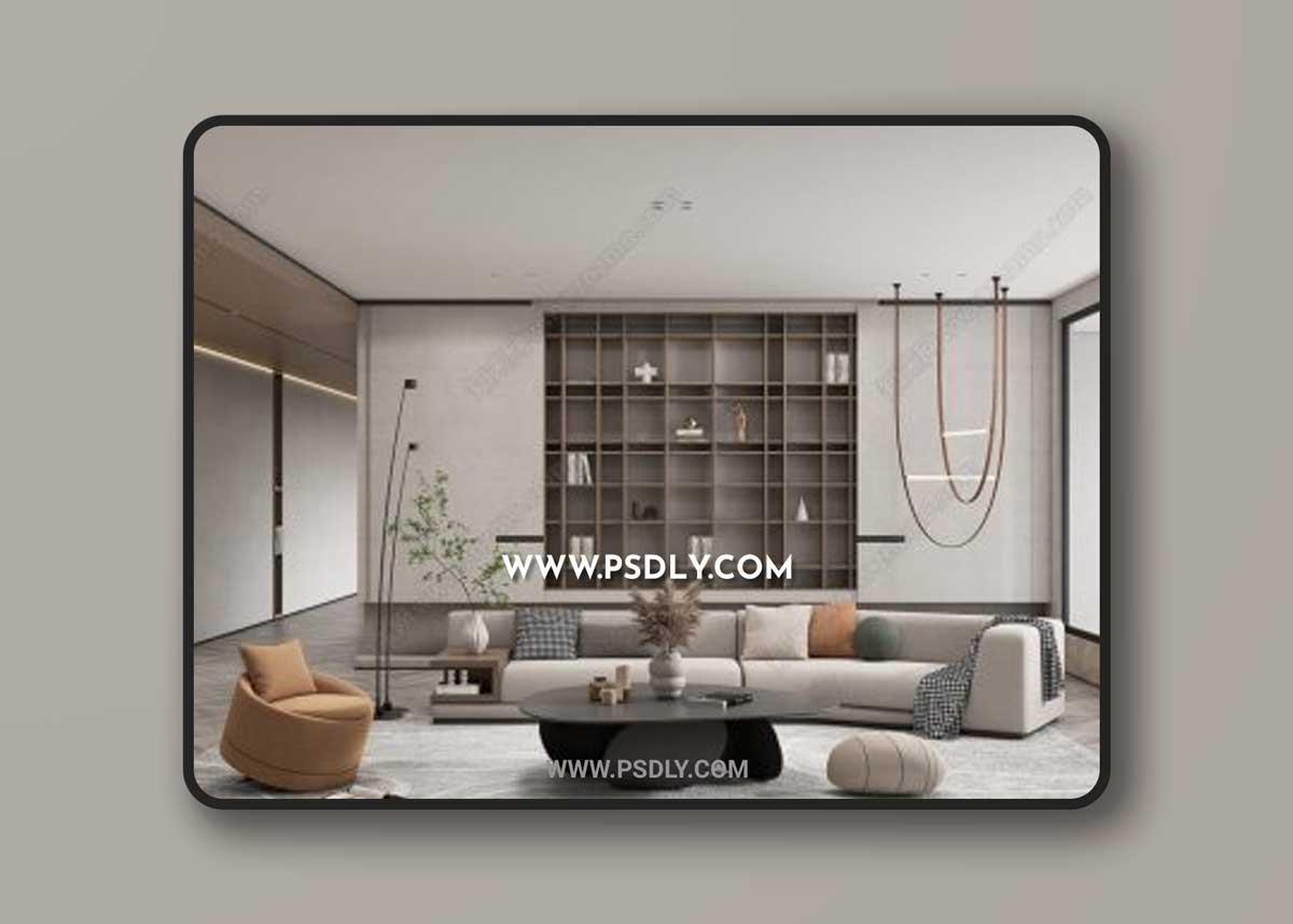 Sketchup Living Room 02 3D Models