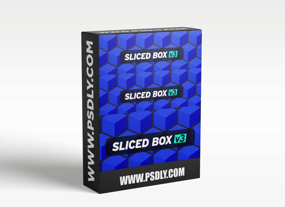 Sliced Box V3 v3.25 for Adobe After Effects
