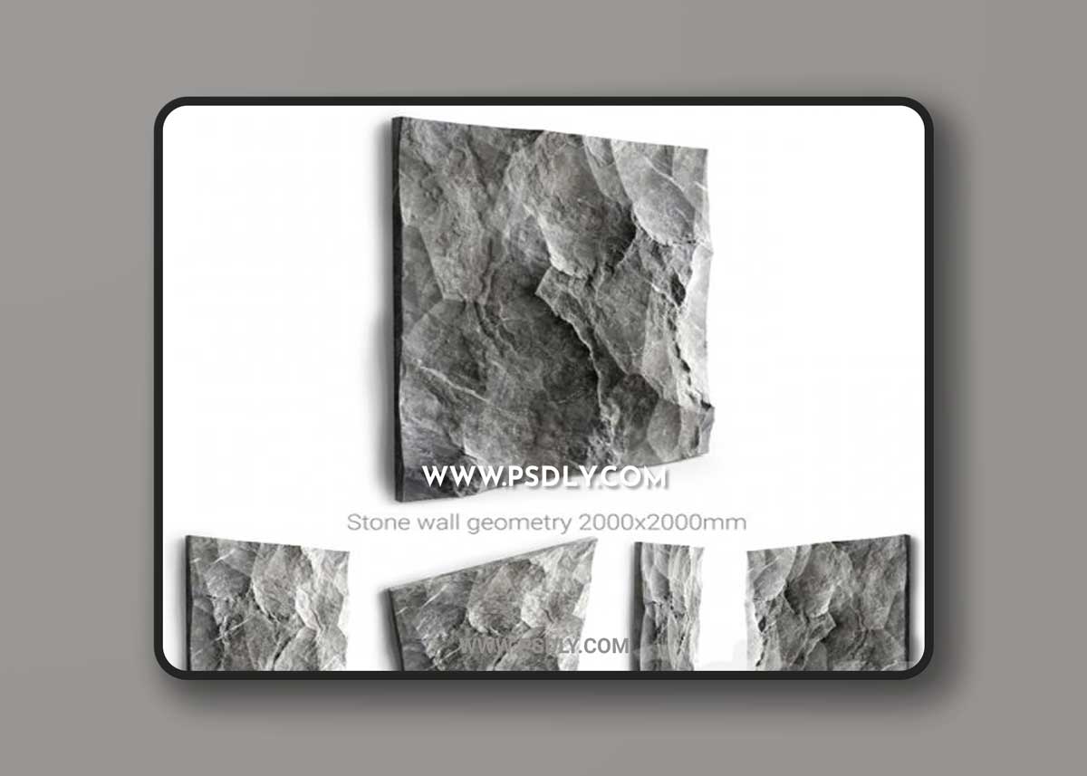 Stone wall 3D Models
