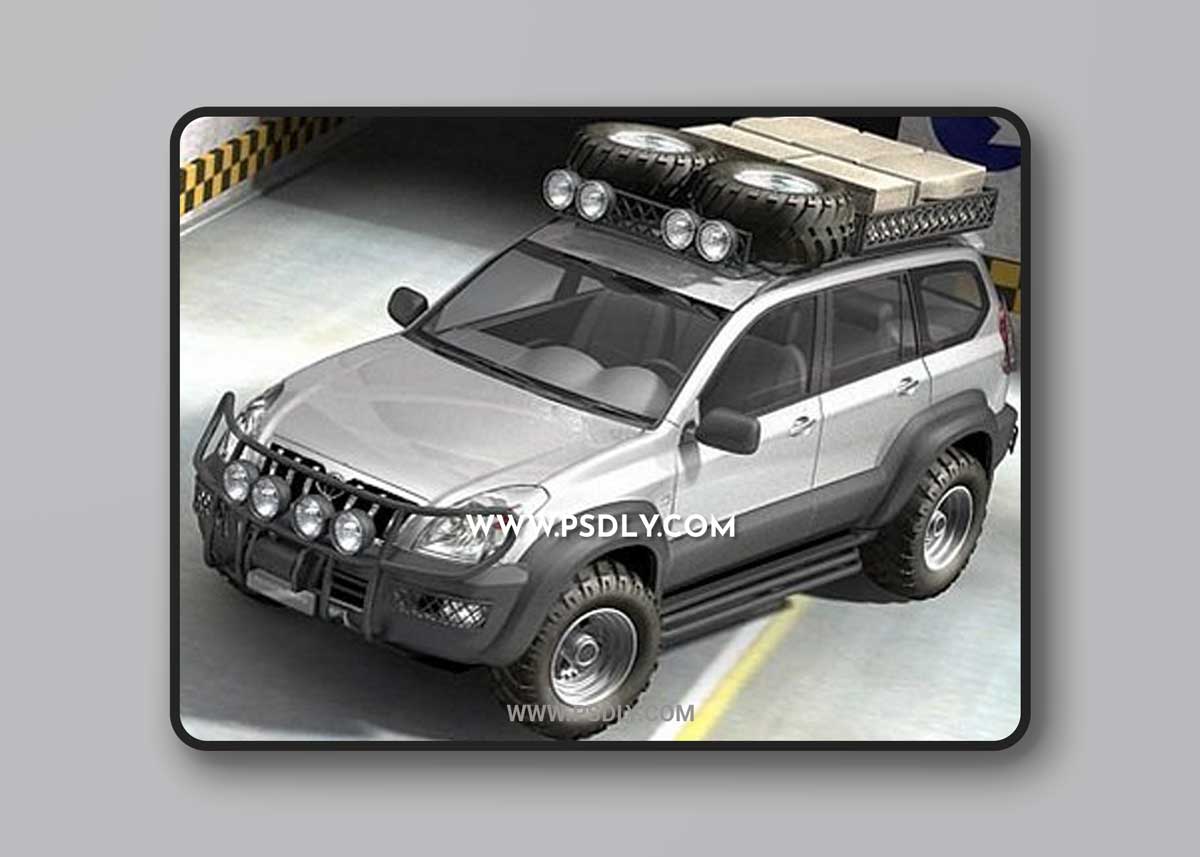 Toyota Land Cruiser Offroad 3D Models