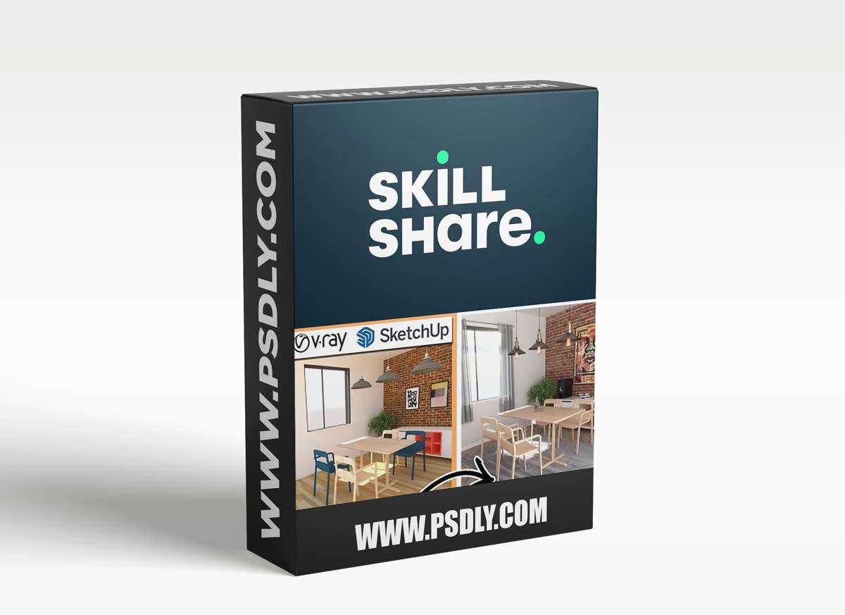 Vray Rendering for SketchUp - Beginner to Advanced - Create Better 3D Visuals! Interior Design