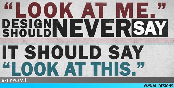 Videohive V-Typo HD - Typography 92515