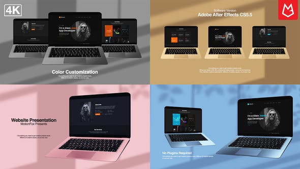 Videohive Website Presentation Mockup | W4 32680932