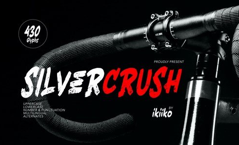 SILVERCRUSH Type Face Font